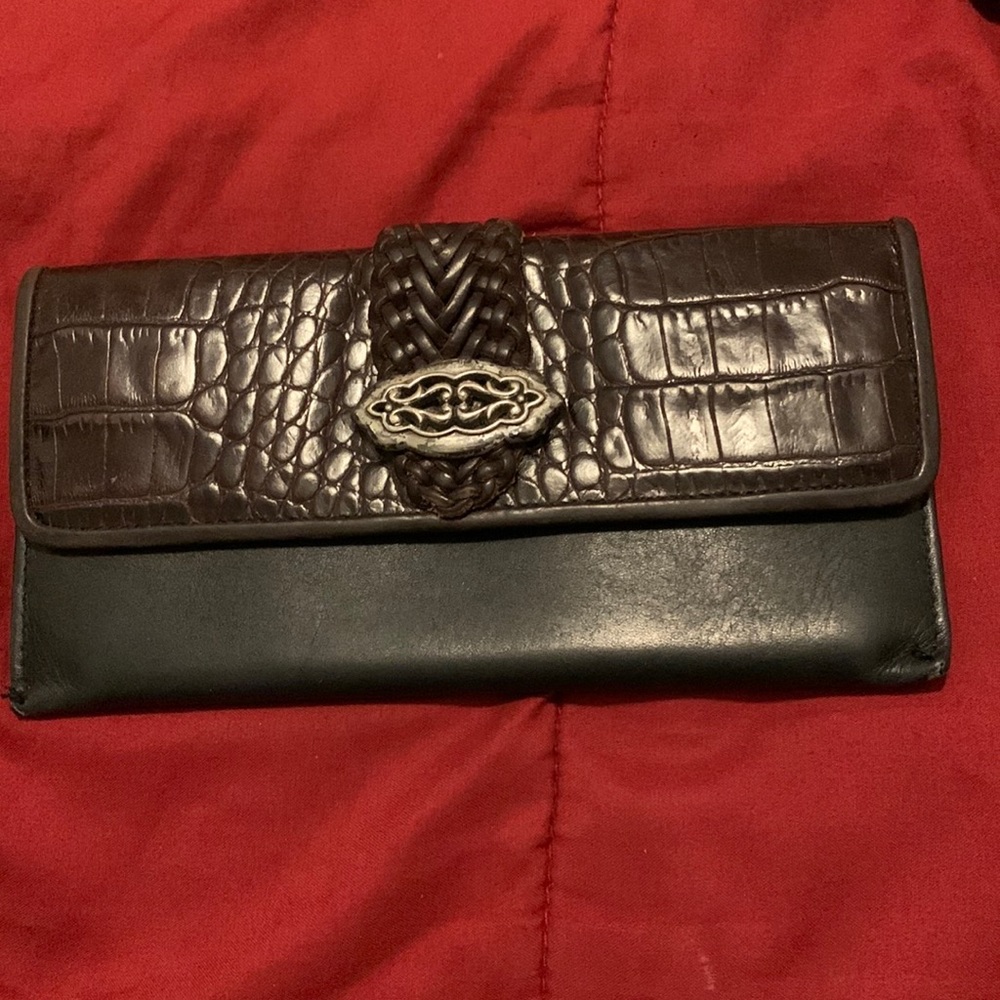 Vintage black and brown Brighton wallet